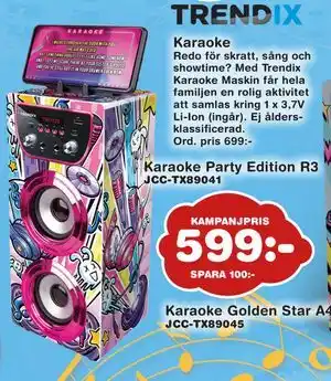 Lekextra Karaoke, SEK 599 erbjuda