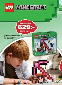 Lekextra LEGO MINECRAFT 21277 Spetshackegruvan, SEK 629 erbjuda