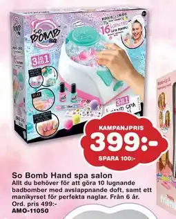Lekextra So Bomb Hand spa salon, SEK 399 erbjuda
