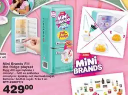 Lekextra Mini Brands Fill the fridge playset, SEK 429 erbjuda