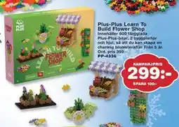 Lekextra Plus-Plus Learn To Build Flower Shop, SEK 299 erbjuda