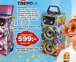 Lekextra Karaoke Golden Star A4, SEK 599 erbjuda