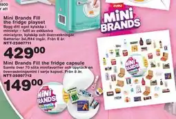 Lekextra Mini Brands Fill the fridge capsule, SEK 149 erbjuda