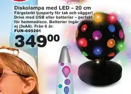 Lekextra Diskolampa med LED – 20 cm, SEK 349 erbjuda