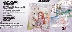 Lekextra TOPModel Stickerworld Viva Violet, SEK 89 erbjuda
