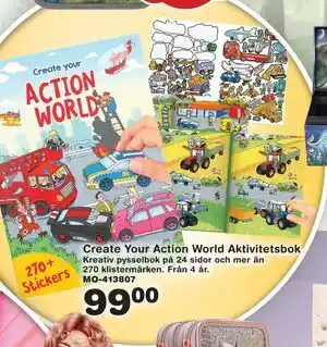 Lekextra Create Your Action World Aktivitetsbok, SEK 99 erbjuda