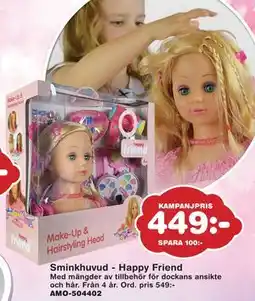 Lekextra Sminkhuvud - Happy Friend, SEK 449 erbjuda