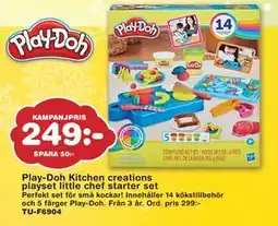 Lekextra Play-Doh Kitchen creations playset little chef starter set, SEK 249 erbjuda