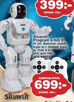 Lekextra Silverlit Program a bot X, SEK 699 erbjuda