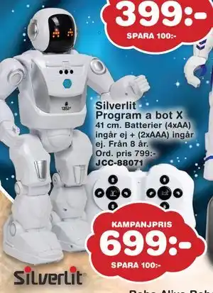 Lekextra Silverlit Program a bot X, SEK 699 erbjuda