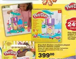 Lekextra Play-Doh Kitchen creations playset Rainbow Swirlice cream, SEK 399 erbjuda