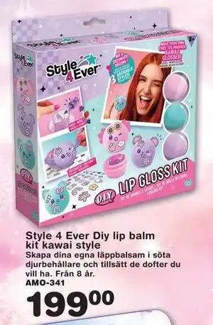 Lekextra Style 4 Ever Diy lip balm kit kawai style, SEK 199 erbjuda