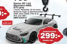 Lekextra Rastar RC 1:24 Mercedes-AMG GT2 grey, SEK 299 erbjuda