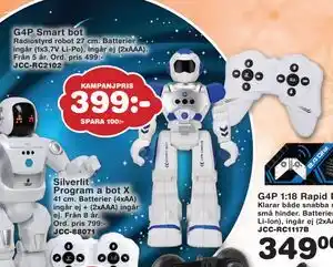 Lekextra G4P Smart bot, SEK 399 erbjuda