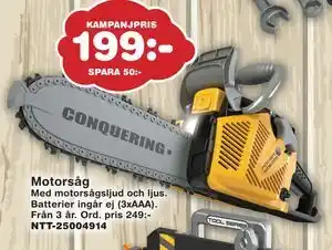Lekextra Motorsåg, SEK 199 erbjuda