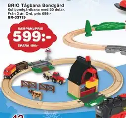 Lekextra BRIO Tågbana Bondgård, SEK 599 erbjuda
