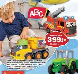 Lekextra ABC Harry Hauler Volvo dumper, SEK 399 erbjuda