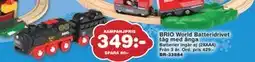 Lekextra BRIO World Batteridrivet tåg med ånga, SEK 349 erbjuda