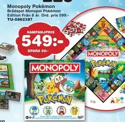 Lekextra Monopoly Pokémon, SEK 549 erbjuda