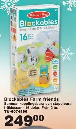 Lekextra Blockables Farm friends, SEK 249 erbjuda