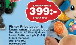 Lekextra Fisher Price Laugh & Learn smart stages puppy, SEK 399 erbjuda