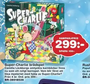 Lekextra Super-Charlie brädspel, SEK 299 erbjuda