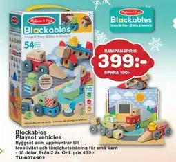 Lekextra Blockables Playset vehicles, SEK 399 erbjuda