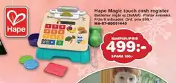 Lekextra Hape Magic touch cash register, SEK 499 erbjuda