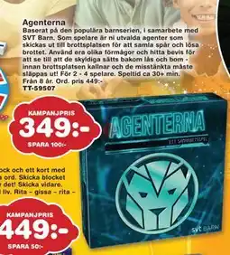 Lekextra Agenterna, SEK 349 erbjuda