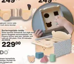 Lekextra Sorteringslåda teddy, SEK 229 erbjuda