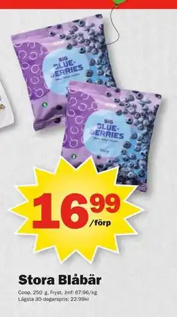 Pekås Stora Blåbär, SEK 16.99 erbjuda