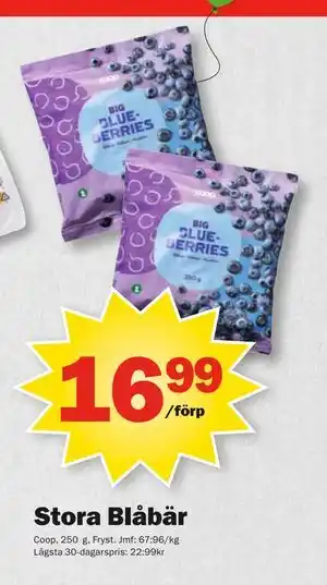 Pekås Stora Blåbär, SEK 16.99 erbjuda