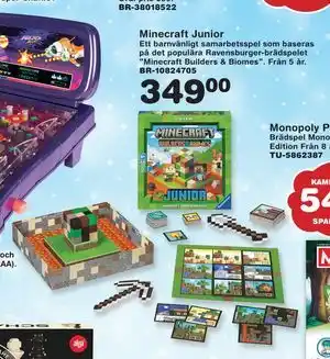 Lekextra Minecraft Junior, SEK 349 erbjuda