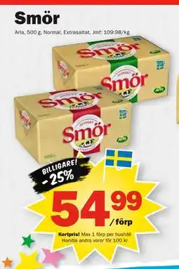 Pekås Smör, Medlemspris erbjuda