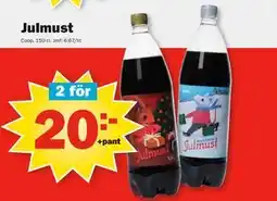 Pekås Julmust, SEK 20 erbjuda