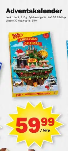 Pekås Adventskalender, SEK 59.99 erbjuda