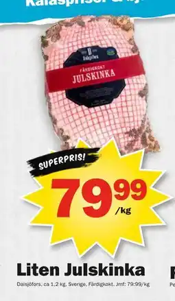 Pekås Liten Julskinka, Medlemspris erbjuda
