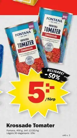 Pekås Krossade Tomater, SEK 5 erbjuda