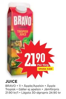 Willys JUICE, SEK 21.9 erbjuda