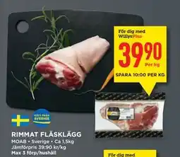 Willys RIMMAT FLÄSKLÄGG, Medlemspris erbjuda