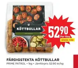 Willys FÄRDIGSTEKTA KÖTTBULLAR, SEK 52.9 erbjuda