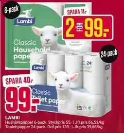 ÖoB LAMBI, SEK 99 erbjuda