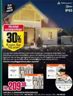 ÖoB HAFJELL LJUSGARDIN/PÅBYGGNADS erbjuda