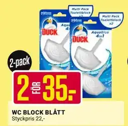 ÖoB WC BLOCK BLÅTT, SEK 35 erbjuda