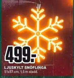 ÖoB LJUSKYLT SNÖFLINGA, SEK 499 erbjuda