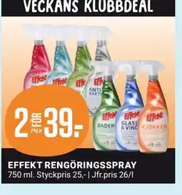 ÖoB EFFEKT RENGÖRINGSSPRAY, Medlemspris erbjuda