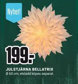 ÖoB JULSTJÄRNA BELLATRIX, SEK 199 erbjuda