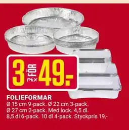 ÖoB FOLIEFORMAR, SEK 49 erbjuda