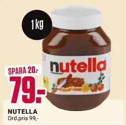ÖoB NUTELLA, SEK 79 erbjuda