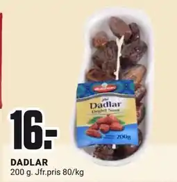 ÖoB DADLAR, SEK 16 erbjuda